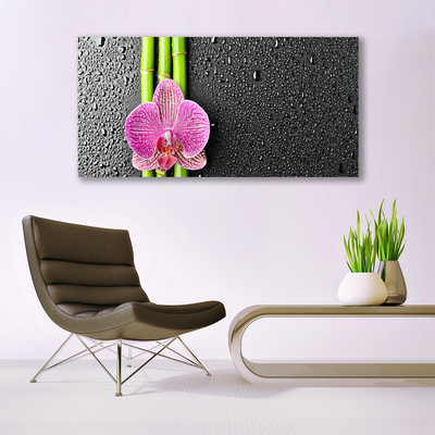 Canvas doek foto Bamboo flower plant natuur