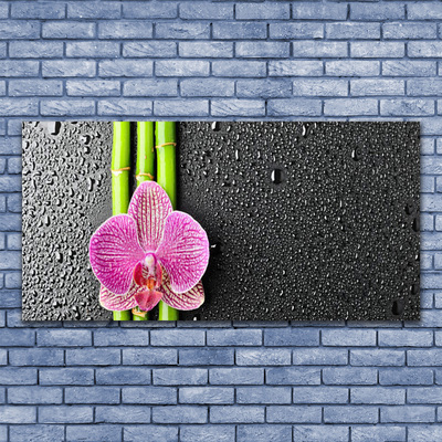 Canvas doek foto Bamboo flower plant natuur