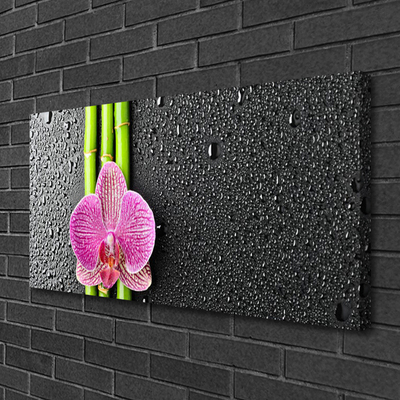 Canvas doek foto Bamboo flower plant natuur