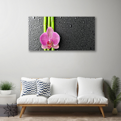 Canvas doek foto Bamboo flower plant natuur