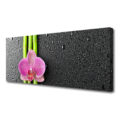 Canvas doek foto Bamboo flower plant natuur