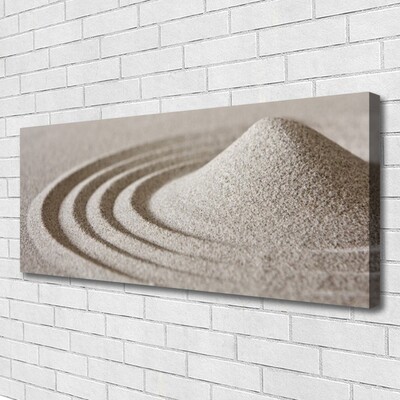 Canvas doek foto Zand sculptuur