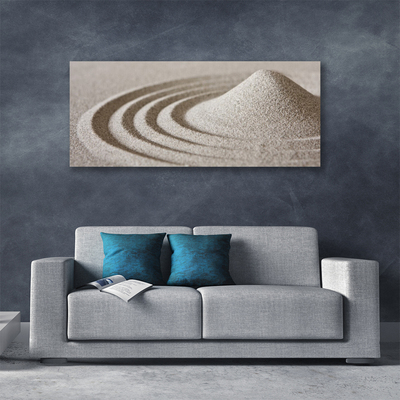 Canvas doek foto Zand sculptuur