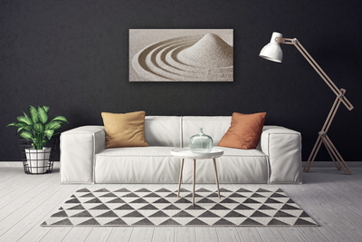 Canvas doek foto Zand sculptuur