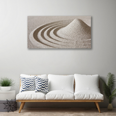 Canvas doek foto Zand sculptuur