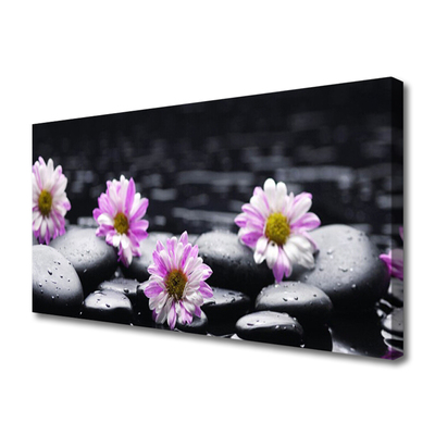 Canvas doek foto Flower orchideeinstallatie