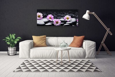 Canvas doek foto Flower orchideeinstallatie