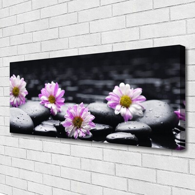 Canvas doek foto Flower orchideeinstallatie