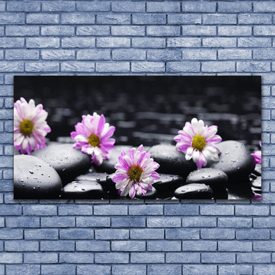 Canvas doek foto Flower orchideeinstallatie