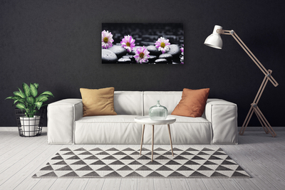 Canvas doek foto Flower orchideeinstallatie