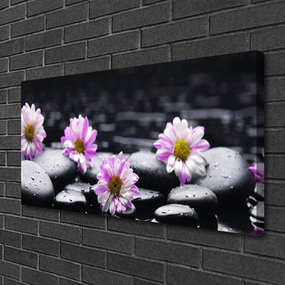 Canvas doek foto Flower orchideeinstallatie