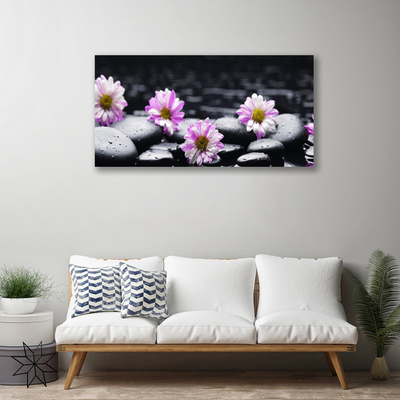 Canvas doek foto Flower orchideeinstallatie