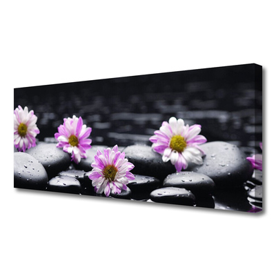 Canvas doek foto Flower orchideeinstallatie