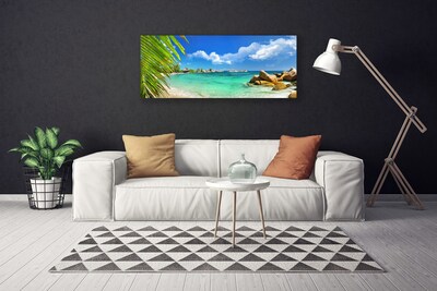 Canvas doek foto Sea rock landscape