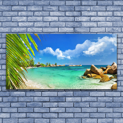 Canvas doek foto Sea rock landscape