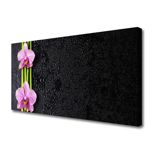 Canvas doek foto Bamboo flower plant natuur