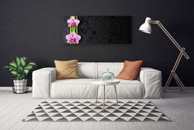 Canvas doek foto Bamboo flower plant natuur