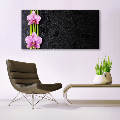 Canvas doek foto Bamboo flower plant natuur