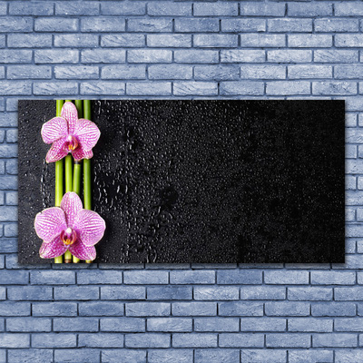 Canvas doek foto Bamboo flower plant natuur