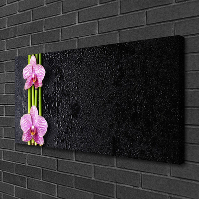 Canvas doek foto Bamboo flower plant natuur