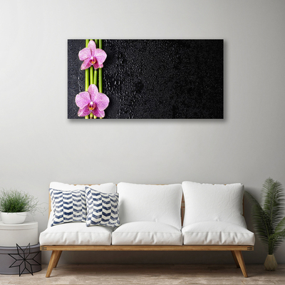 Canvas doek foto Bamboo flower plant natuur