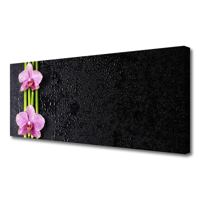 Canvas doek foto Bamboo flower plant natuur