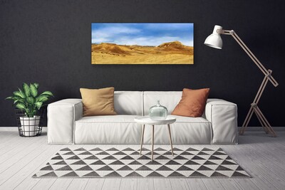 Canvas doek foto Desert hills landschap