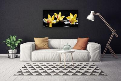 Canvas doek foto Flower orchideeinstallatie