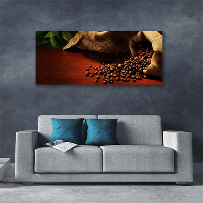 Canvas doek foto Kitchen coffee beans