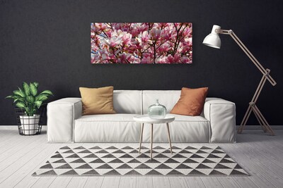 Canvas doek foto Branches bloemen plant