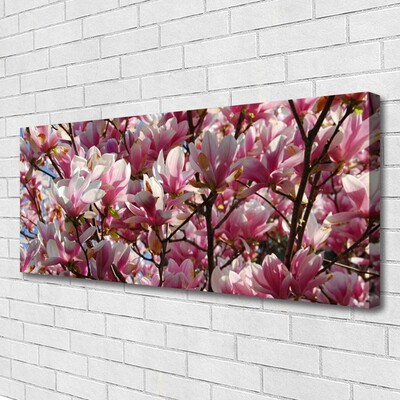 Canvas doek foto Branches bloemen plant