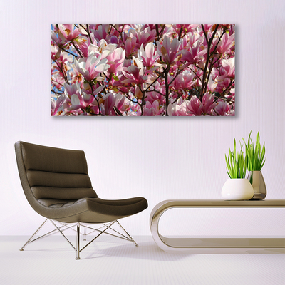 Canvas doek foto Branches bloemen plant