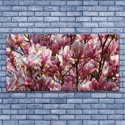 Canvas doek foto Branches bloemen plant