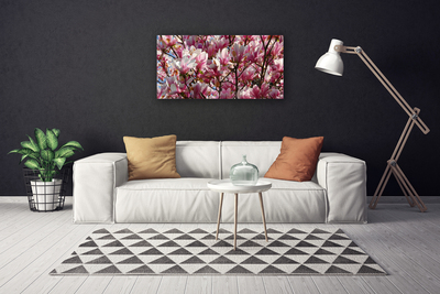 Canvas doek foto Branches bloemen plant