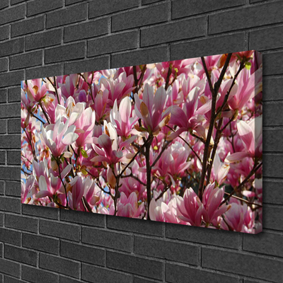 Canvas doek foto Branches bloemen plant