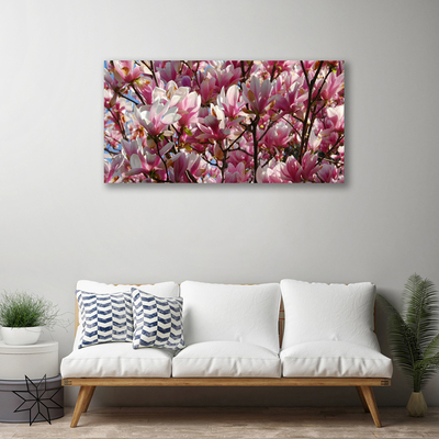 Canvas doek foto Branches bloemen plant