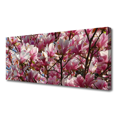 Canvas doek foto Branches bloemen plant