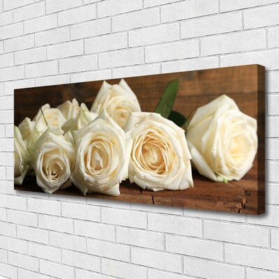 Canvas doek foto Rozen bloemen plant