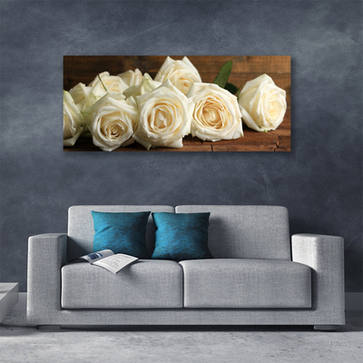 Canvas doek foto Rozen bloemen plant