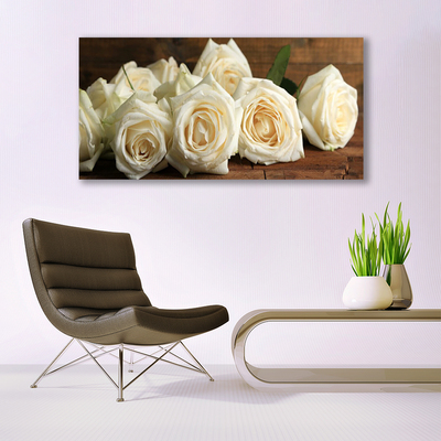 Canvas doek foto Rozen bloemen plant