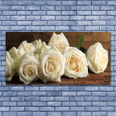 Canvas doek foto Rozen bloemen plant