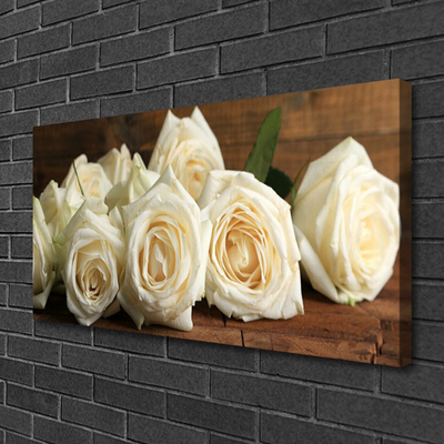 Canvas doek foto Rozen bloemen plant