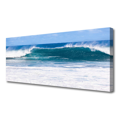 Canvas doek foto Sea water ocean wave