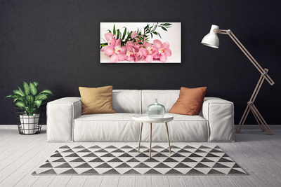 Canvas doek foto Orchideebloemen spa