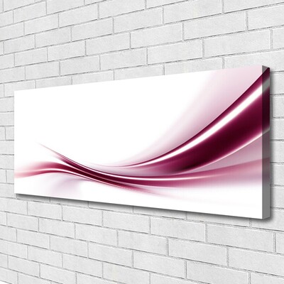 Canvas doek foto Golven art abstracte kunst