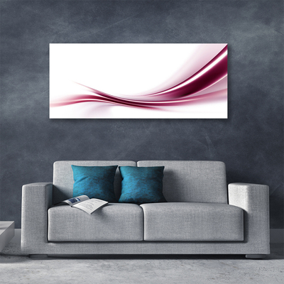 Canvas doek foto Golven art abstracte kunst