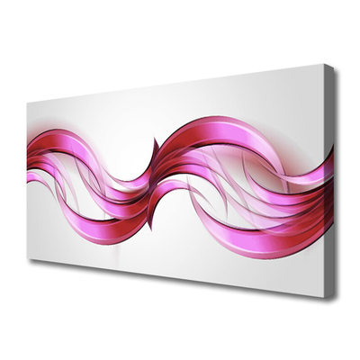 Canvas doek foto Golven art abstracte kunst