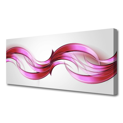 Canvas doek foto Golven art abstracte kunst