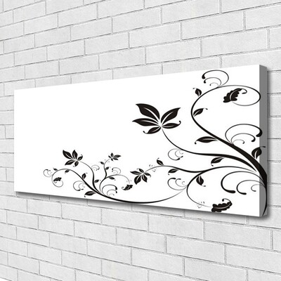 Canvas doek foto Abstract plants bladeren