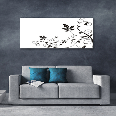 Canvas doek foto Abstract plants bladeren